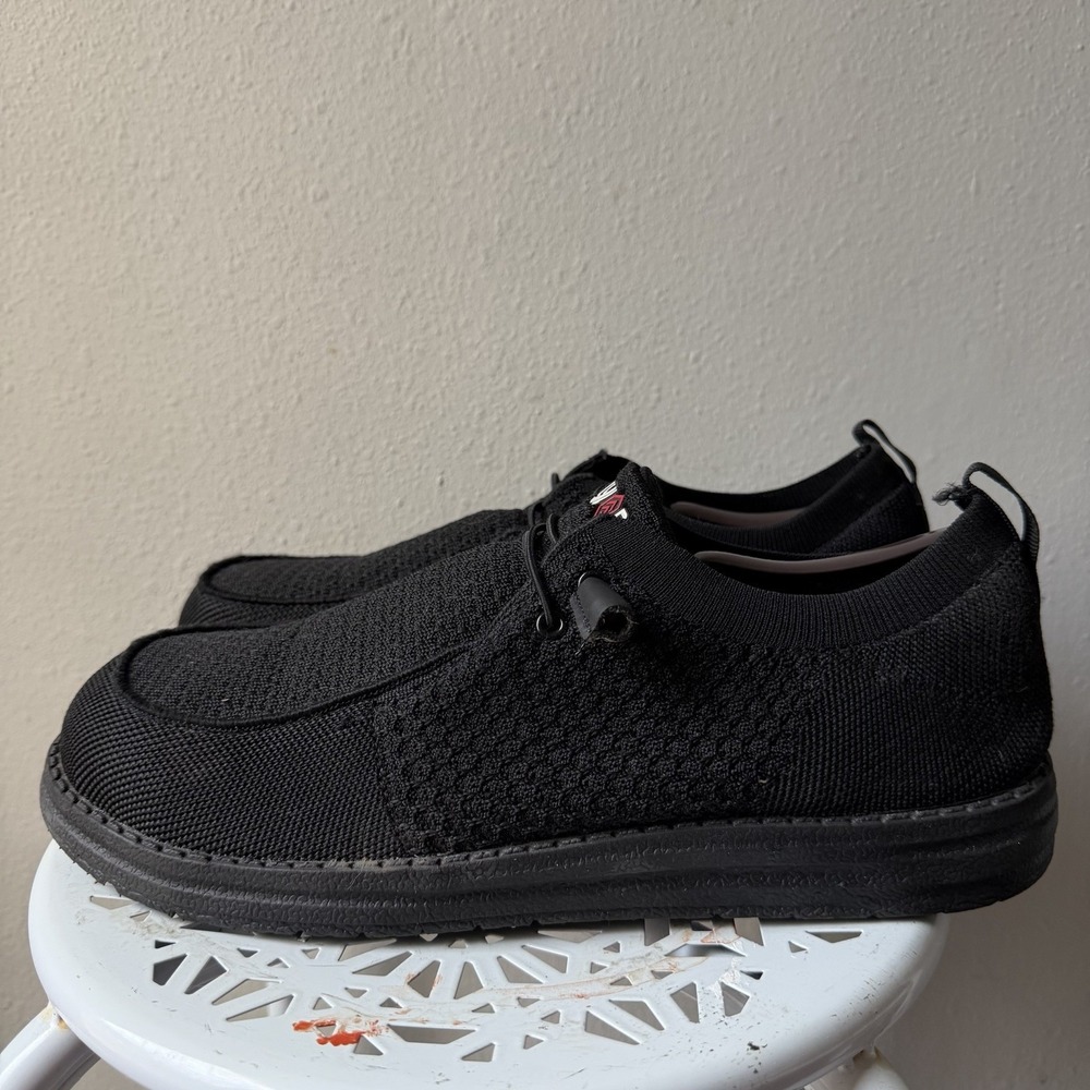 LARNMERN Work Safety‎ Shoes Mens Size 11 Black Mesh Slip Resistant LSA21124
